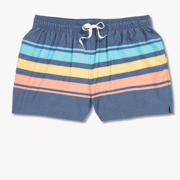 Chubbies The Retro Sets 5.5” Classic Swim Trunks Striped Stretch Small - Picture 13 of 14